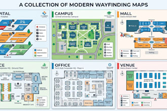 create wayfinding maps for hospitals, campuses, malls, offices and venues