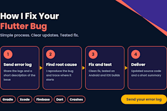 fix flutter bugs, app crashes and build errors for android and ios