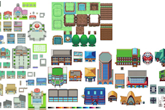 create custom pokémon and rpg maker mv mz map assets