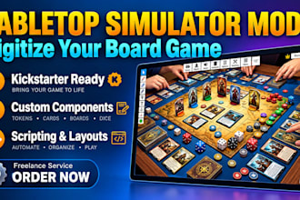 convert your board game or card game into a tabletop simulator mod