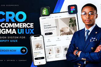 cro ecommerce figma ui ux design system for shopify uiux