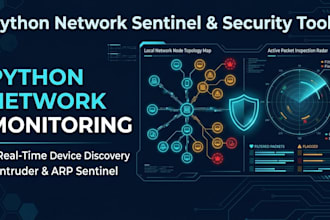 build custom python network monitoring and device discovery scripts