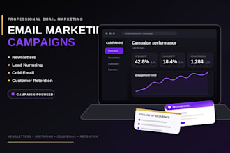 create email newsletter lead nurturing cold emails customer retention campaigns