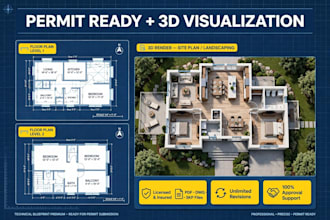 create pool, site, plot and landscape plans for permit approval