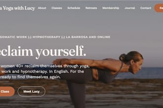 build squarespace pilates studio website yoga studio website class booking