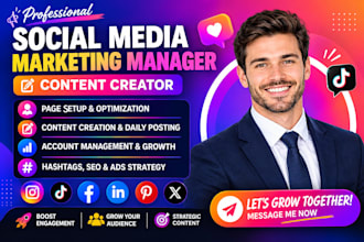 social media marketing manager content creator instagram social media marketing