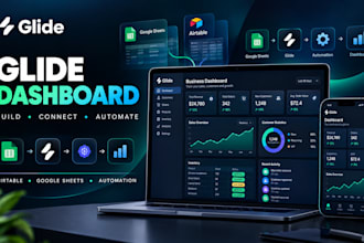 develop mobile apps with glide airtable google sheets, glide automation, glide