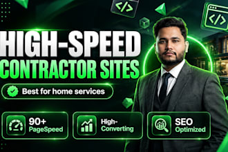 design a high speed wordpress website for your home services business