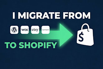 migrate wordpress or wix store to shopify without data loss