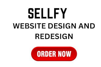 do sellfy website design create shopify store and redesign