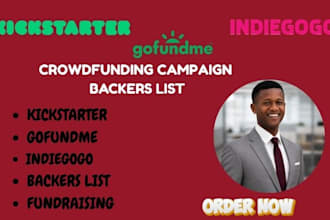 generate verified backers list for your kickstarter gofundme indiegogo campaign