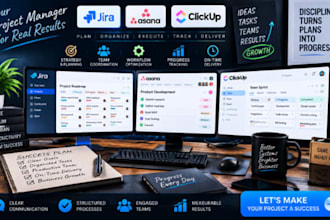 be your agile project manager for jira asana clickup teams
