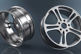 fix wheel component for manufacture,printable inner barrel,rim,stl scale model