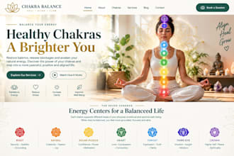 design redesign wix chakra healing website energy healing website holistic site