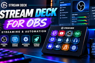 setup stream deck elgato with obs and dual PC for live streaming