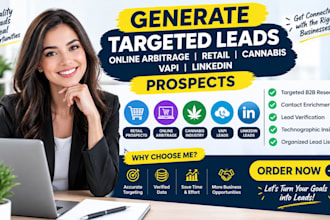 generatere tailling lead online arbitrage prospects cannabis vapi linkedin leads