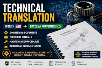 translate engineering and technical documents from englishtobrazilianportuguese