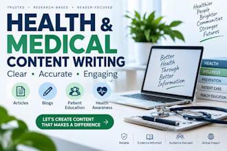 write engaging health and medical content