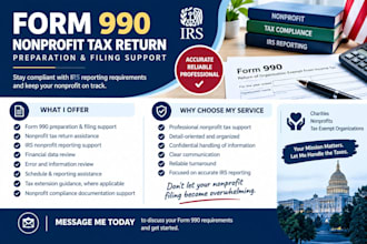 prepare form 990 nonprofit tax filing to ensure compliance and avoid irs penalty