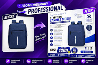 design your product ad poster
