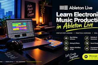 teach you ableton, logic pro live and electronic music production, mixing tools