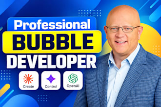 design bubble website bubble mvp saas bubble app developer
