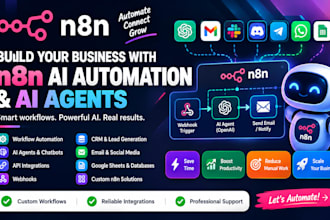 create ai agents n8n, zapier make vapi ai chatbots, n8n workflow automation