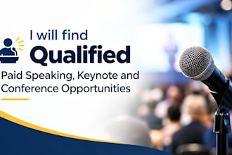 find qualified paid speaking, keynote and conference opportunities