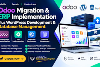 do odoo migration  erp implementation wordpress  database  management