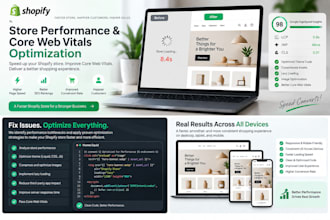 optimize shopify speed and core web vitals