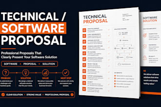 draft a professional technical proposal to help you sell your software