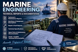 write and translate professional maritime technical documents