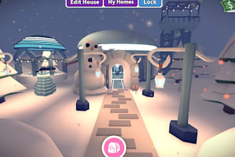 build a cute aesthetic house in roblox adopt me