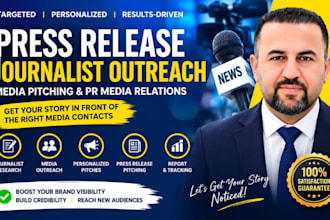 press release journalist outreach media pitching news editors PR media relations