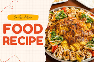 write delicious and easy to follow food recipes
