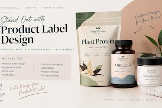 design product label packaging supplement label design label design bottle label