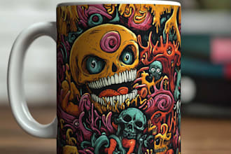 awesome custom mug design