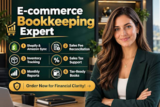 do ecommerce bookkeeping in quickbooks shopify amazon