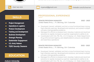 design professional ats resume design and CV