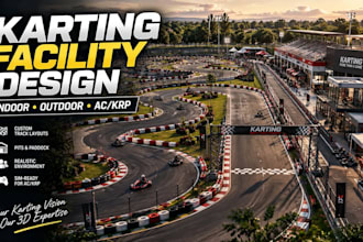 design indoor kart track outdoor go kart track karting facility and kart circuit