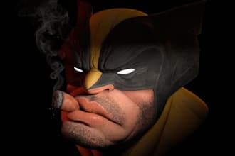 turn photo to 3d polished asset,tabletop bust,realistic sculpt,3dp,stl,bambu lab