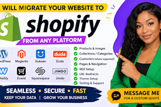 migrate wordpress magento dukaan duda weebly ecwid squarespace jimbo to shopify