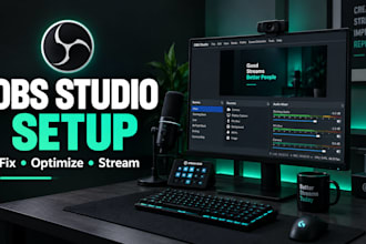 setup fix and optimize obs studio for smooth live streaming