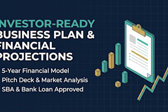 write an investor ready business plan with financial plan