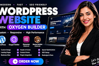 build a responsive wordpress website with oxygen builder, bricks, beaver builder