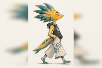 design cartoon characters and mascots