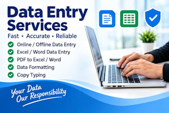 do accurate english, hindi, marathi typing and data entry