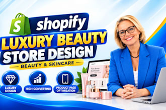 design shopify skincare store for beauty brands and ecommerce businesses