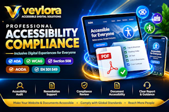 do ada compliance wcag audit section 508 aoda and PDF accessibility remediation