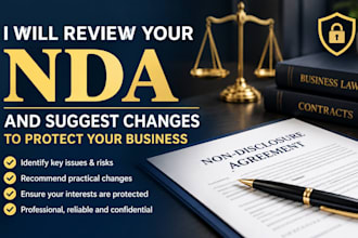 review your nda and suggest changes to protect your business